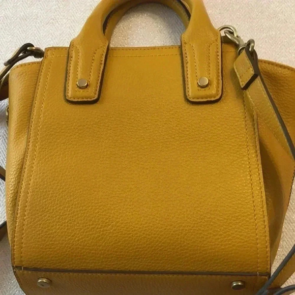 3-1 Philip Lim for Target yellow faux leather handbag with crossbody strap. - Picture 4 of 12